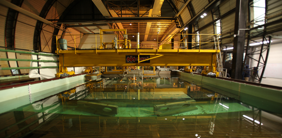 Shallow water tank - LHEEA